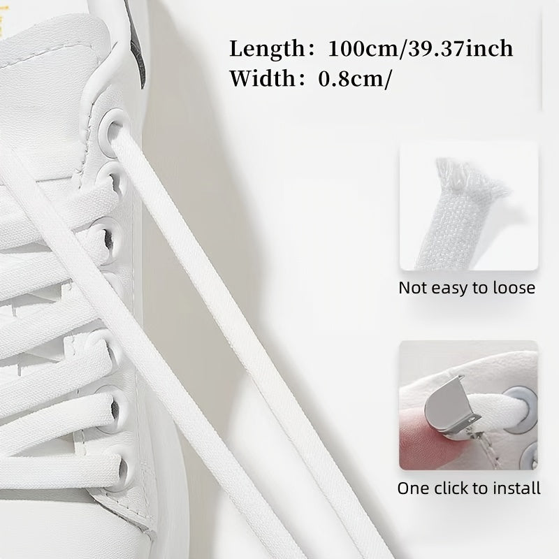 Casual Elastic Tie Lazy Shoelaces Sports Shoelaces