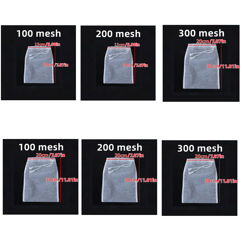 Reusable Mesh Filter Bag for Soy Nut Milk Tea Coffee Easy to Clean