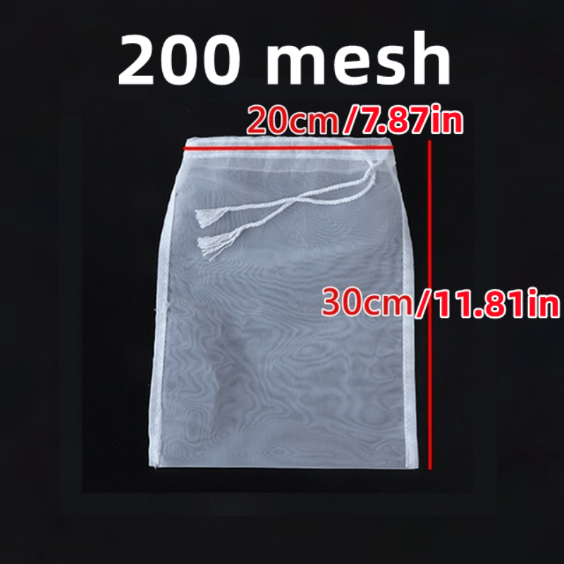 Reusable Mesh Filter Bag for Soy Nut Milk Tea Coffee Easy to Clean