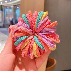 Colorful Hair Ties for Baby Girls - Ponytail Scrunchies