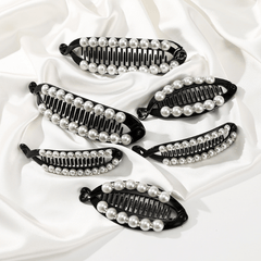 Pearl Rhinestone Hair Clips Vintage Hair Accessories