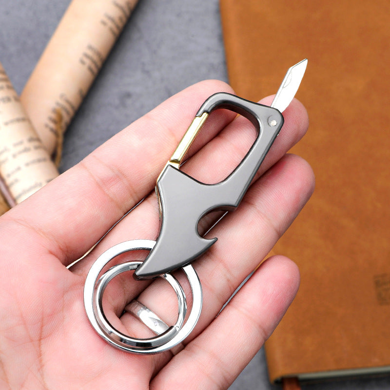 Multifunctional Keychain Bottle Opener With Detachable Keychain