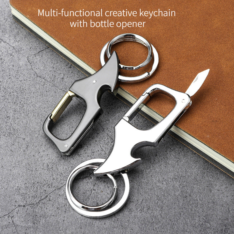 Multifunctional Keychain Bottle Opener With Detachable Keychain