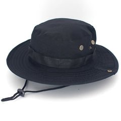 Unisex Washed Boonie Hat Lightweight UV Protection Bucket Hat