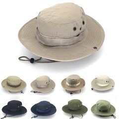 Unisex Washed Boonie Hat Lightweight UV Protection Bucket Hat