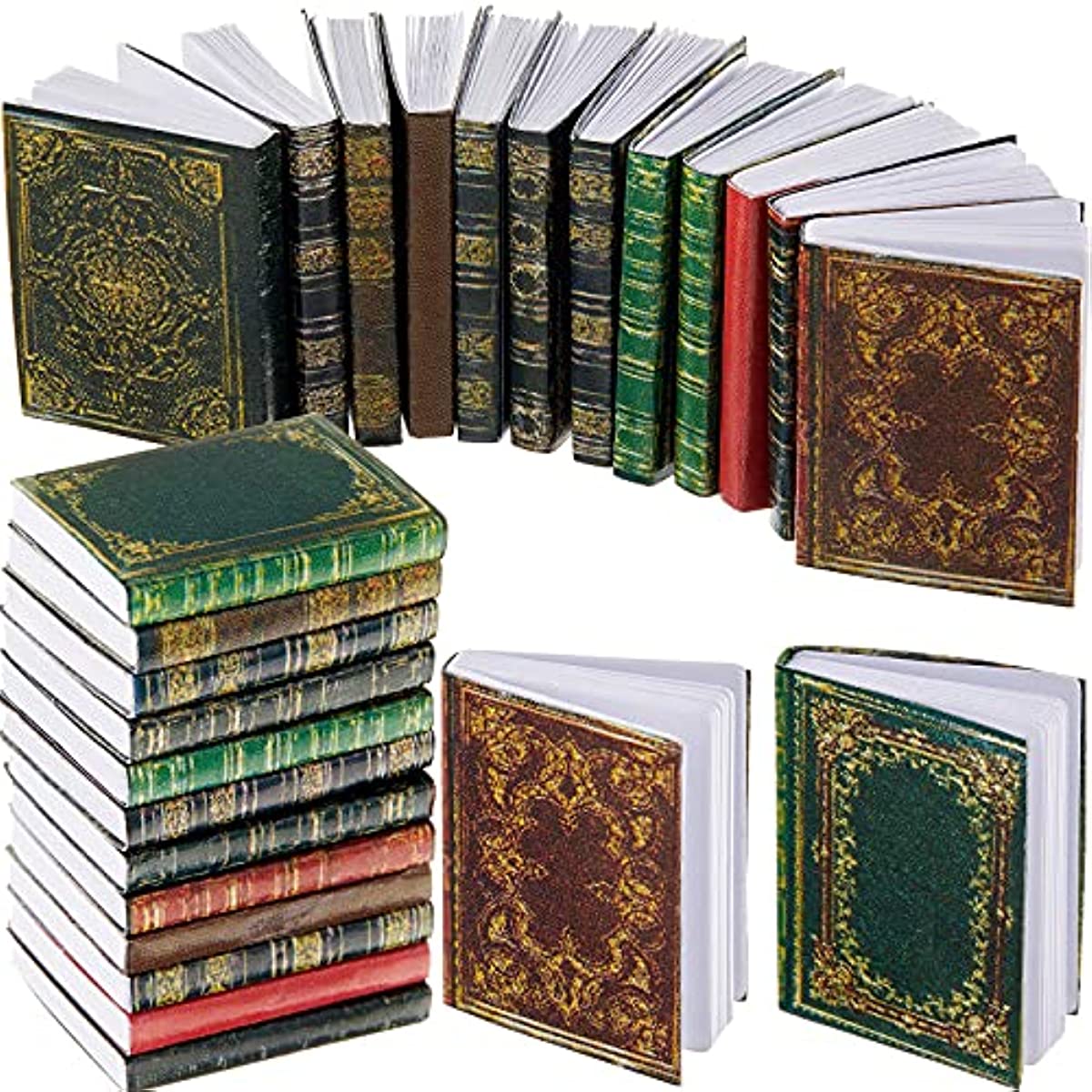 1:12 Scale Miniatures Dollhouse Books - Set of 6
