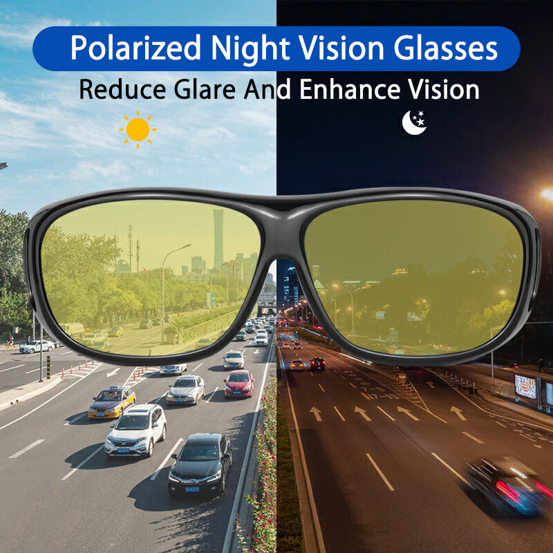 Polarized Night Vision Sunglasses for Men Drivers