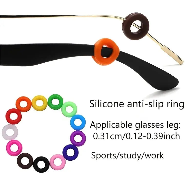 5 Pairs Glasses Anti-slip Cover Ear Hook Silicone Set Accessories