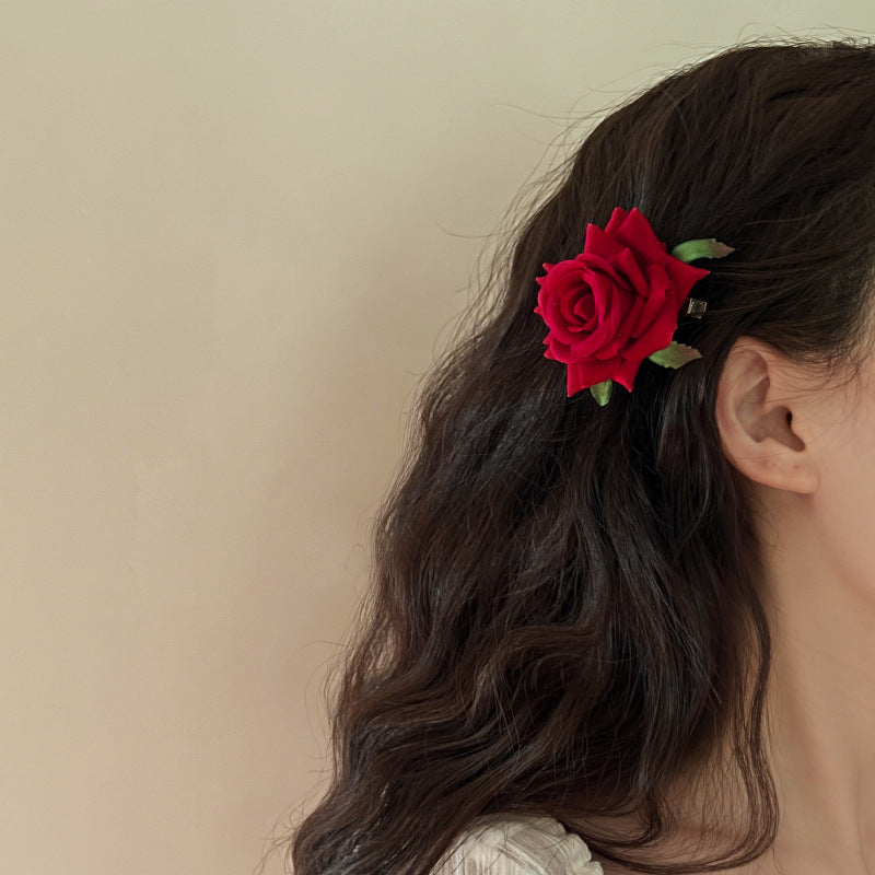 3pcs Rose Hair Clips Hairpin Wedding Hair Accessories