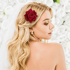 3pcs Rose Hair Clips Hairpin Wedding Hair Accessories