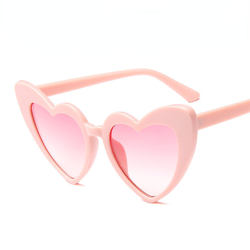Y2K Heart Sunglasses Love Theme Party Beach Glasses UV400