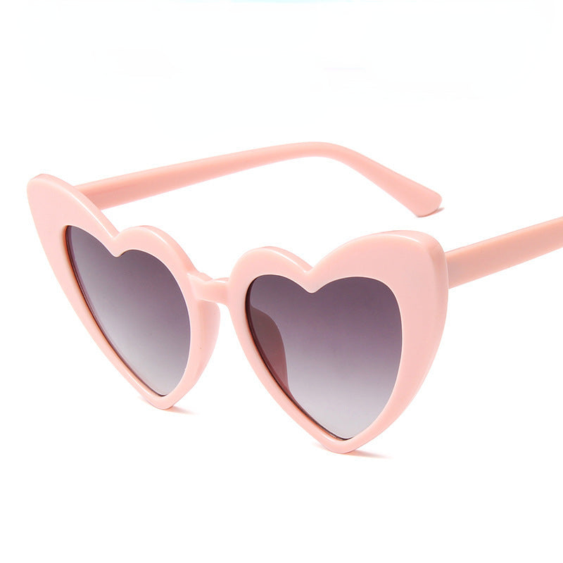 Y2K Heart Sunglasses Love Theme Party Beach Glasses UV400