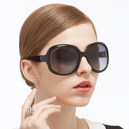 Women's Oval Sunglasses Large Gradient UV400