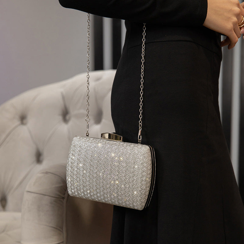 Glitter Clutch Bag Rhinestone Evening Bag Minaudiere & Purse