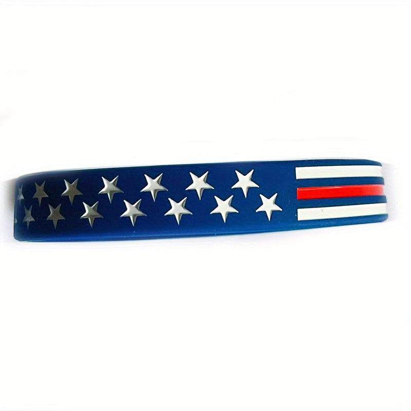 Flag Silicone Bracelet Lightweight Fashionable and Durable