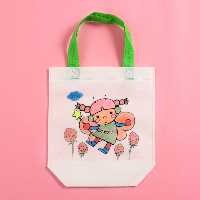9pcs Eco Friendly Non Woven Graffiti Bags for Art Painting