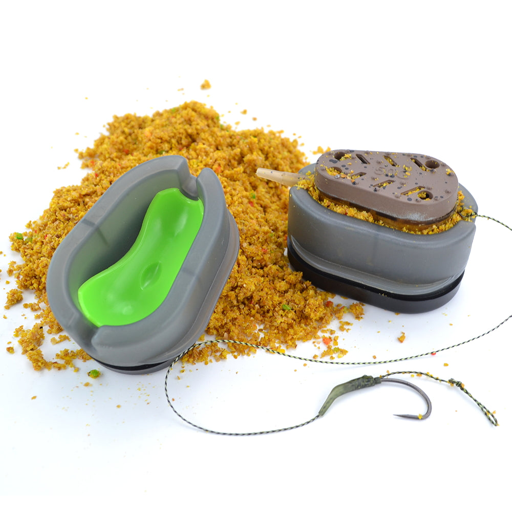 Quick Release Carp Fishing Feeder Mould Easy Baiting Tool