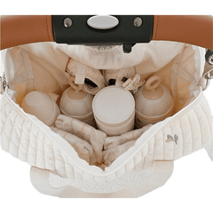 Quilted Mommy Diaper Bag Large Handbag Embroidery Stroller Organizer