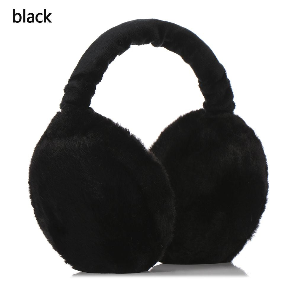 Soft Plush Ear Warmer Foldable Earmuffs for Winter Outdoor