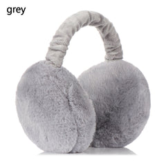 Soft Plush Ear Warmer Foldable Earmuffs for Winter Outdoor