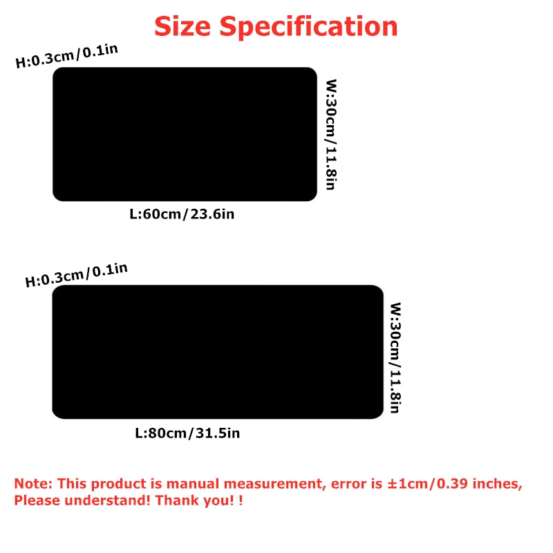Colorful Splash Ink Series Mouse Pad Non-slip Rubber Keyboard Pad