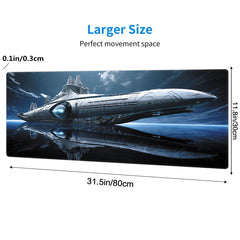 Large Gaming Mouse Pad Non-slip Rubber Keyboard Pad