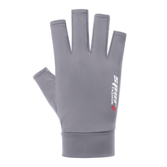 2PCS Outdoor Half Finger Gloves Anti UV Riding Gloves