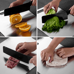 Stainless Steel Cutting Board Double Sided Chopping Board