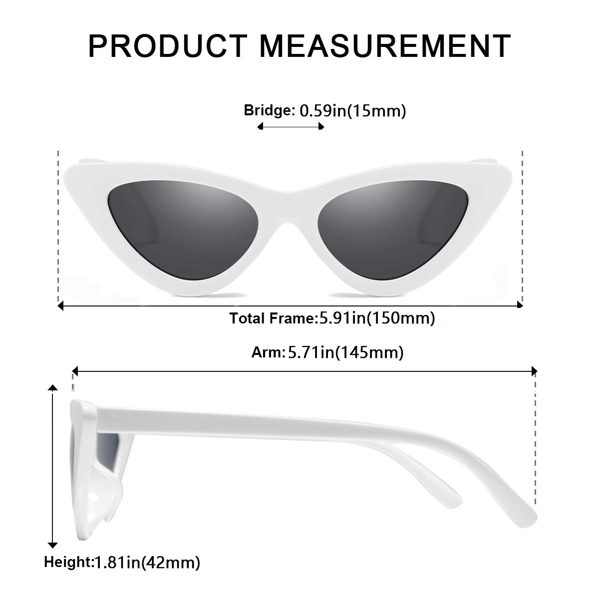 Y2K Cat Eye Sunglasses Anti Glare Glasses UV400