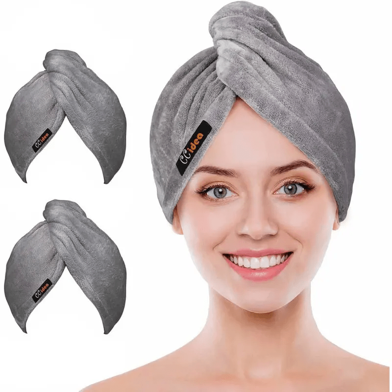 Microfiber Hair Drying Cap for Women, Quick Dry Shower Cap