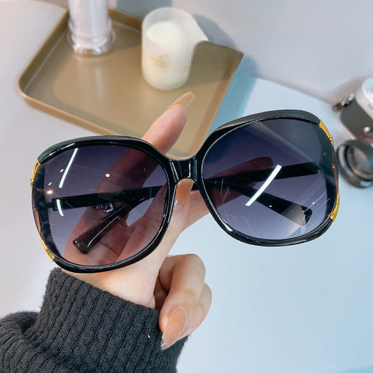 Camellia Flower Sunglasses Women Gradient UV400