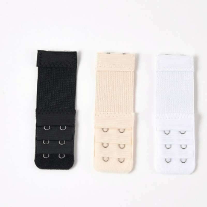 3pcs Elastic Bra Strap Extenders Comfortable Adjustable Bra Band