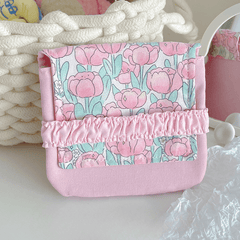 Mini Flap Sanitary Napkin Bag Portable Washable Organizer Storage