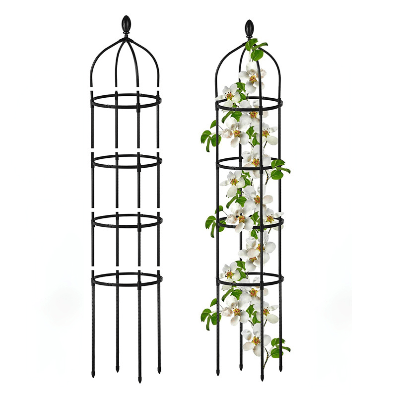 Garden Obelisk 25 10in Iron Pipe Climbing Vine Flower Rack