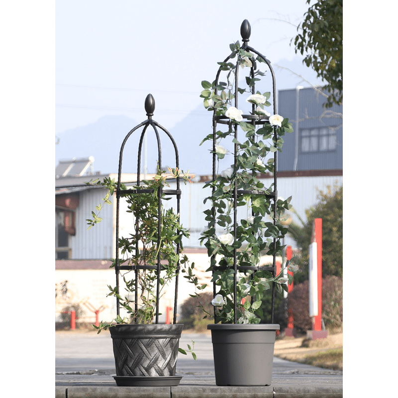 Garden Obelisk 25 10in Iron Pipe Climbing Vine Flower Rack
