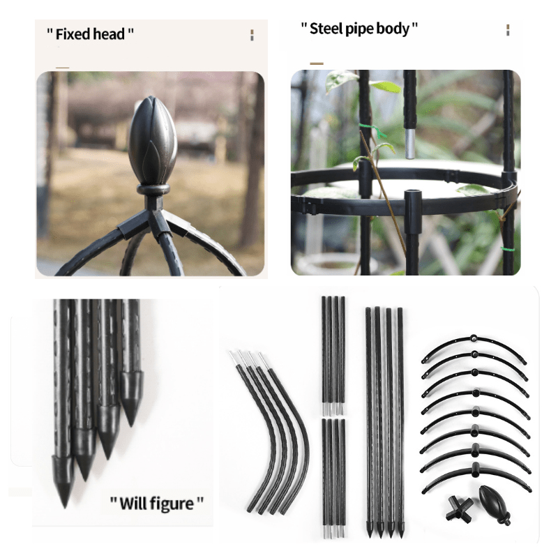 Garden Obelisk 25 10in Iron Pipe Climbing Vine Flower Rack