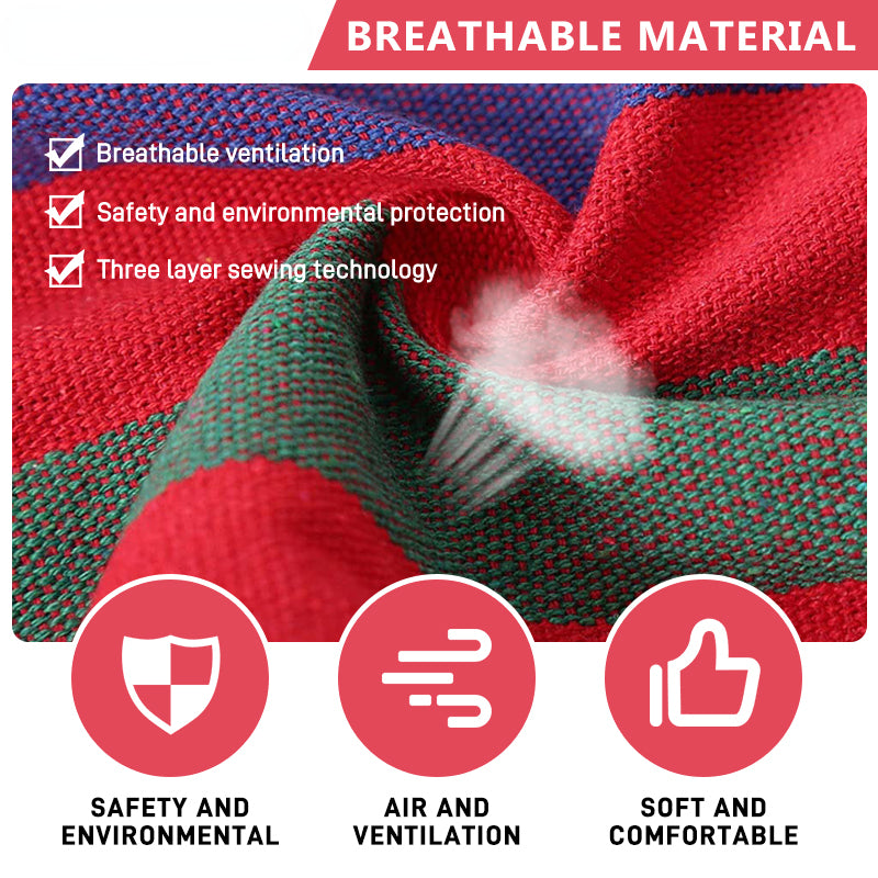 Outdoor Canvas Camping Hammock Upgraded Thickened Hammock 240