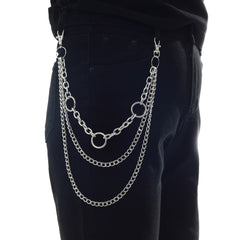 Vintage Metal Chain For Jeans Pants Keychains Men Unisex