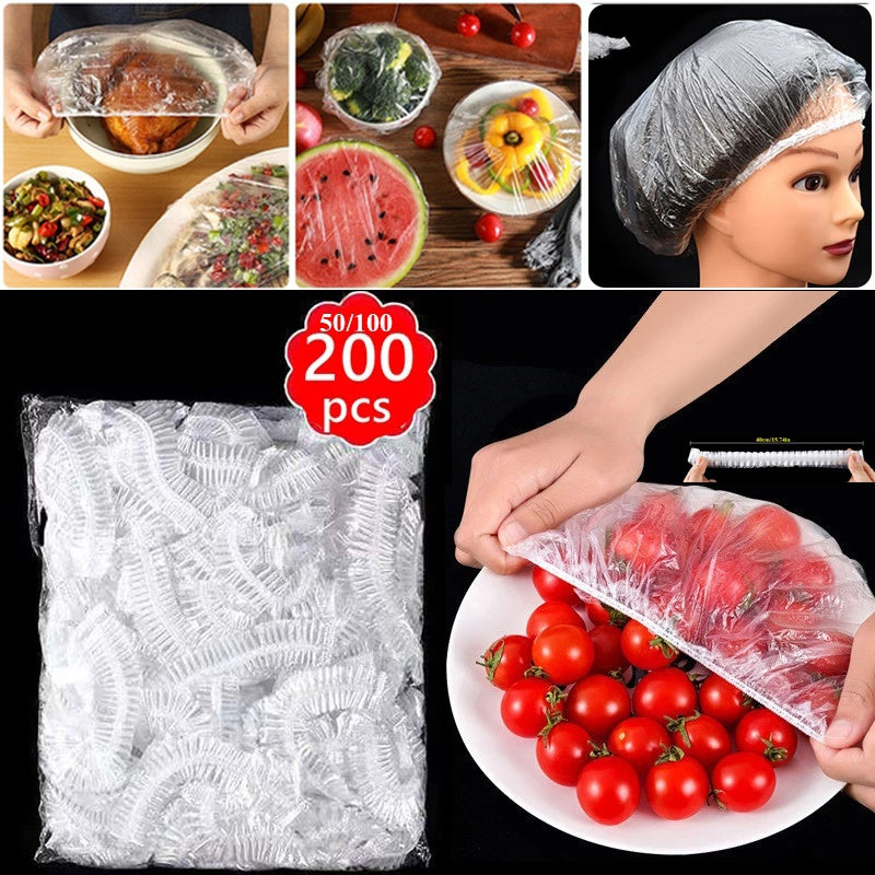 Disposable Food Storage Covers 50-200pcs