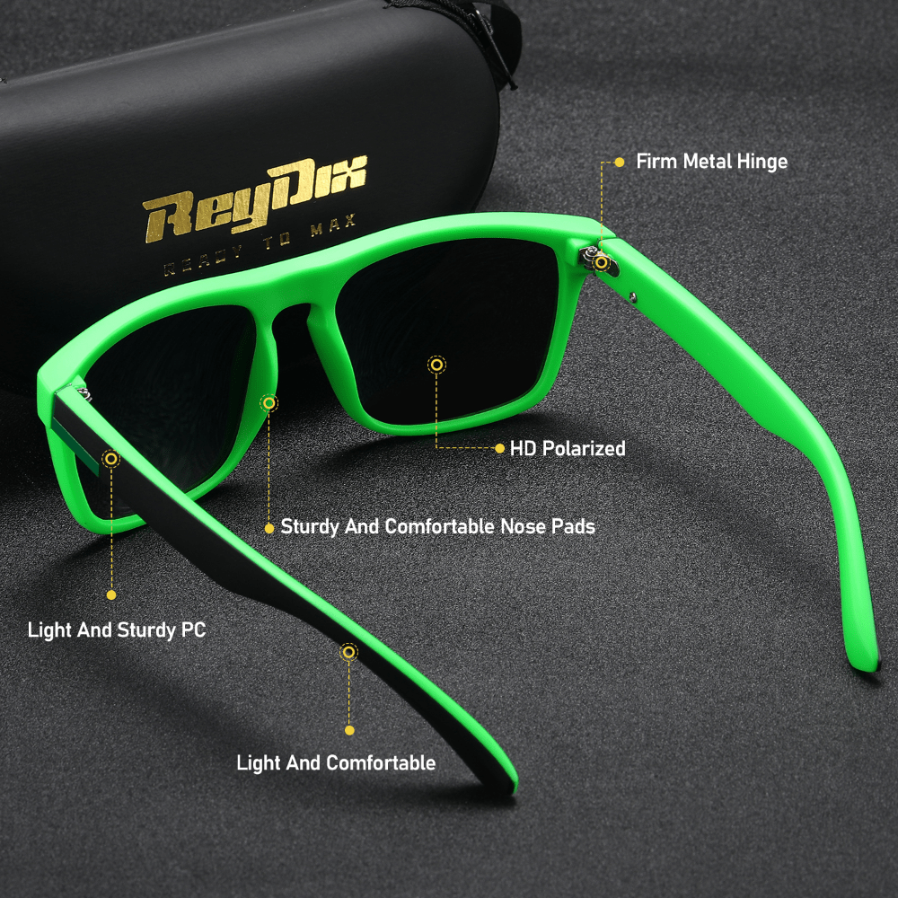 Men's Polarized Colorful Film Sunglasses for Outdoor Sports