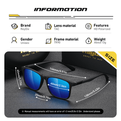 Men's Polarized Sports Sunglasses UV Protection TR90 Outdoor Driving