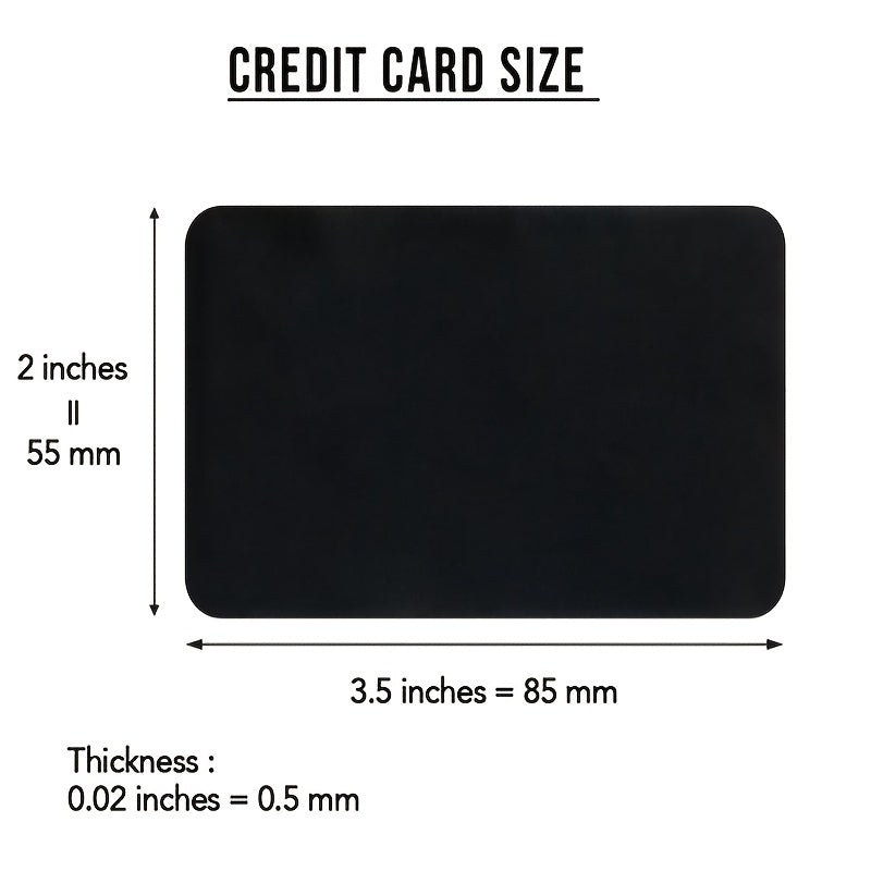 Love Note Engraved Metal Wallet Insert Card Anniversary Gift for Men