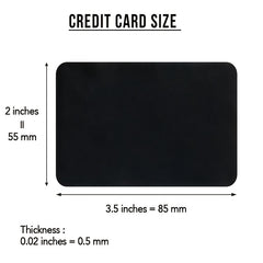 Love Note Engraved Metal Wallet Insert Card Anniversary Gift for Men