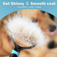 2-in-1 Pet Grooming Tool: Comb and Slicker Brush for Cats and Dogs