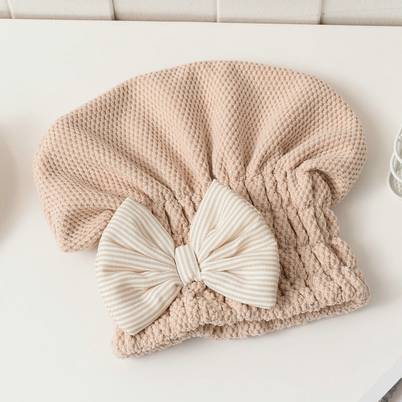 Absorbent Microfiber Hair Drying Cap for Women