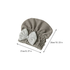 Absorbent Microfiber Hair Drying Cap for Women