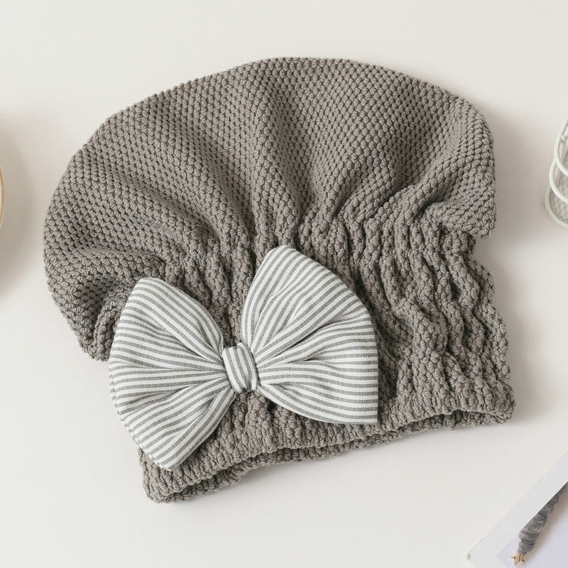Absorbent Microfiber Hair Drying Cap for Women