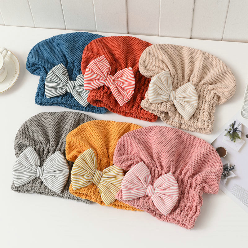 Absorbent Microfiber Hair Drying Cap for Women