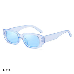 Y2K Rectangle Sunglasses For Women Men UV400 Sun Shades Glasses