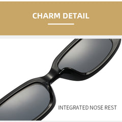 Y2K Rectangle Sunglasses For Women Men UV400 Sun Shades Glasses